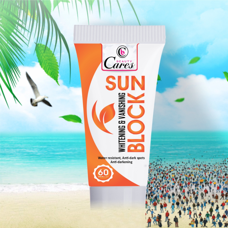 UV Protect Whitening Cream Sun Block Design