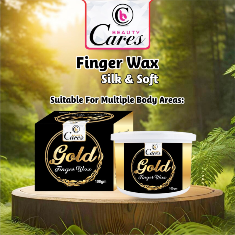 Beauty Cares Gold Finger Wax – Silk & Soft (100gm) Design